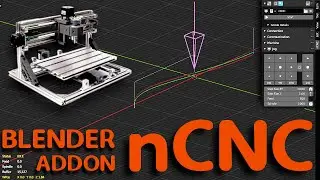nCNC - Scene Settings - Blender Addon