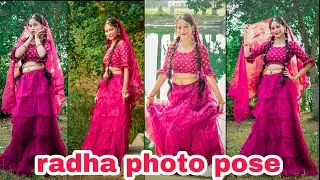 radha photoshoot pose || radha behind the sense #radhakrishna #photography #photo #pose #photoshoot