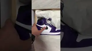 Air Jordan 1 High OG &ldquo;Court Purple&rdquo; 💜 #Shorts