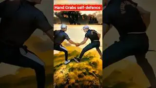 Hand grabs self-defence tutorial #tutorial #selfdefense #martialarts #karate #safety #kickboxing