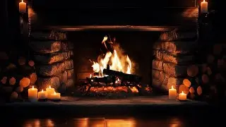 Crackling Fire ASMR (12 hours)  🔥 Peaceful Night Ambience