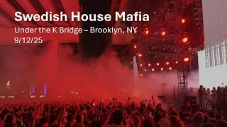 Swedish House Mafia Live at Under The K Bridge in Brooklyn, New York - Just Dance by Lady Gaga