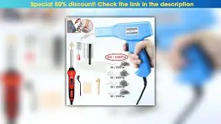Limited Plastic Welding Kit Tools, 110V Car Bumper Crack Repair Gun, 200/1000Pcs Hot Stapler Plasti