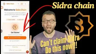 Старый сайт Sidra не работает? Вот новый способ! Проблема с получением токенов Sidrachain решена!