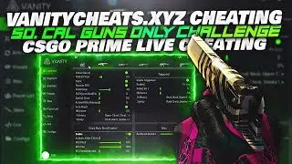 50 CAL WEAPONS ONLY CHALLENGE | VANITYCHEATS.XYZ | CSGO PRIME | R2GLOBAL #95