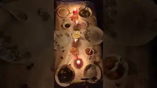 I got a beautiful candle light dinner surprise from my Wife ❤️ #shorts #lovesong #couple #shorts