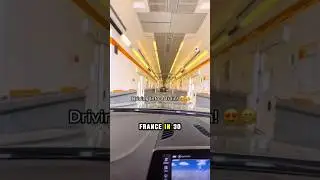 Your Car Rides a Train Under the Ocean!