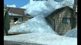 Monster! ICE TSUNAMIS! Crawl & Crush US - Canada multi- story homes, 15- 30 Feet High! 5.13.13