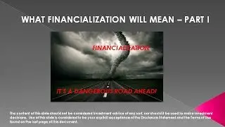 MACRO ANALYTICS - 09 14 17 - The Results of Financialization - Part I - Debt-for-Equity Swaps