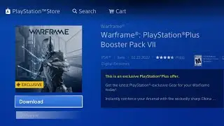 How to Download: Warframe PlayStation Plus Booster Pack VII for FREE in 2022 | PS4 | PlayStation|PS5