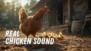 Mother Hen Calling Chicks Sounds | Authentic Chicken Farm Life 4K