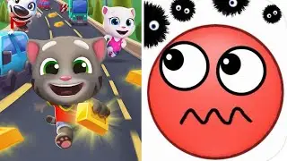 Hide Ball Vs Tom Gold Run 😡😼🧟😈 Max All Levels Android iOS Gameplay Ep 123