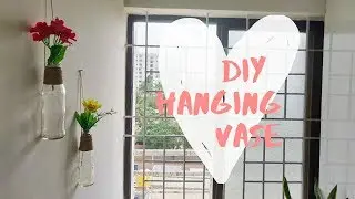 How to make vintage hanging vase l DIY hanging vase l best out of waste l DIY vintage hanging vase