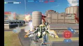 [War Robots] OMG! HAWK LASER BEHEMOTH Skirmish Gameplay - War Robots WR