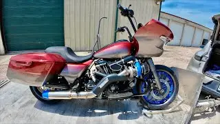 I SCORED THIS HARLEY FROM COPART, THEN TURBO'D IT...(FIRST RIDE