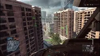 Battlefield 4 - 1v1 Helicopter Gameplay Battle - W/ Bayoloswag