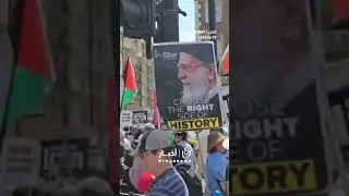 Protests erupt in London in solidarity with Palestine and Iran