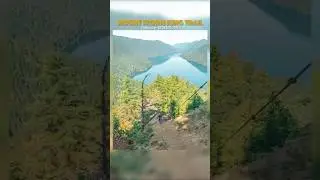 Olympic National Park&rsquo;s difficult hike, Mount Storm King - involves using ropes to get to the top!