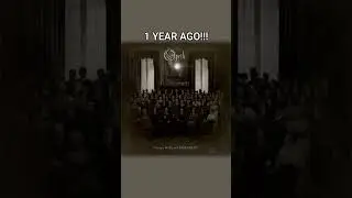 1 YEAR AGO!!! OPETH THE LAST WILL AND TESTAMENT #opeth #metal #rock #music #progrock #prog #riff