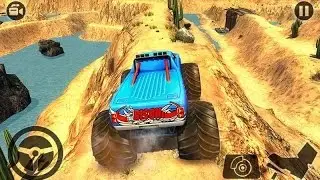 Off road Monster Truck Derby - Amazing Car Hill racing Level