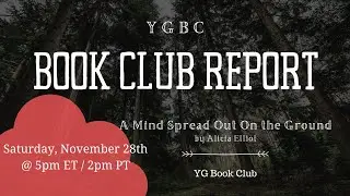 Book Club Report: A Mind Spread Out On the Ground by Alicia Elliot