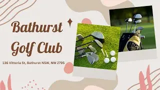 Bathurst Golf Club Hole 16: Downhill Par 3 with Lake and Undulating Green