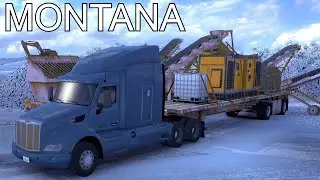 American Truck Simulator | TRANSPORT EMERGENCY CARGO | ATS Gamplay | WINTER MOD ❄️❄️