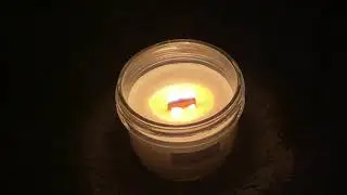 8D ASMR Relaxing Candle with Rain and Ambient Music