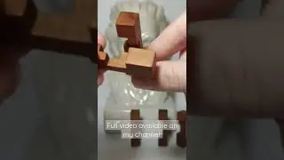 wooden puzzle #shorts #woodenpuzzle #puzzle #puzzlegame #genius #braingames #subscribe