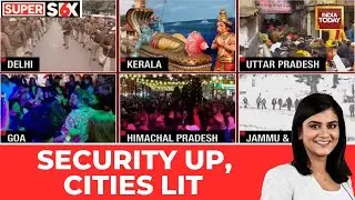 India Rings In 2026: Security Tightened In Delhi, Chennai Lit Up For New Year Celebrations