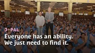 Abhijit Banerjee addresses the 11th Foundation Day of the KiiT International School SEN Globe