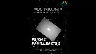 Logiciel PRISM 11 Mesure d'une distance Angulaire