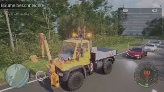 Straßenmeisterei Simulator 2 - PS5 Bäume beschneiden