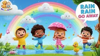 Rain Rain Go Away 🌧️ | Nursery Rhymes for Kids @BuuBaKidss #nurseryrhymes #viral #rain