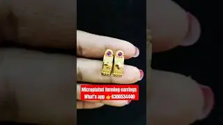microplated forming earrings # trending shorts# YouTube shorts# viral #6300534440