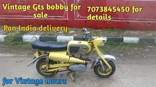 Vintage Gts bobby Rajdoot for sale/ 7073845450 for details. Vintage bike