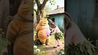 Cat vs Donkey comedy video