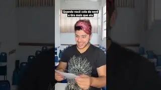 QUANDO VOC&Ecirc; COLA DA NERD E TIRA MAIS QUE ELA | #shorts