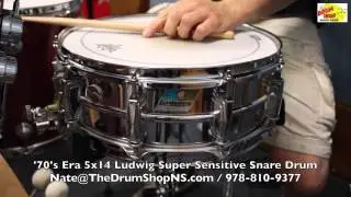 Ludwig Super Sensitive Snare 5x14 - The Drum Shop North Shore
