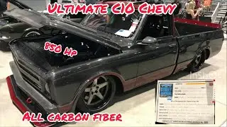 INSANE Chevy C10 ALL CARBON FIBER Body plus 850 HP Mast LS called the ZR10