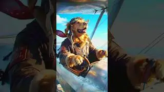 When a dog becomes a pilot 😂 #shorts #dog #dogs