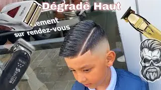 Dégradé Haut Sur Enfant (Rasoir Électrique) by @oska39