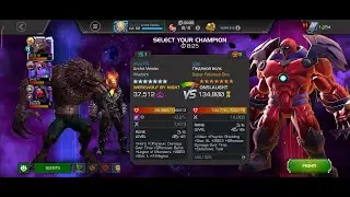 MCOC Werewolf By Night vs Onslaught (War Boss)