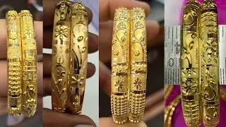10 gm Latest Gold bangles designs 2022 with weight  gold jewellery collection ||