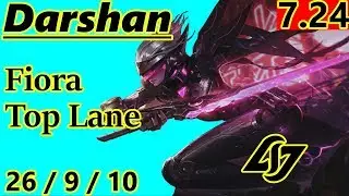 CLG Darshan as Fiora VS Jax Top Lane - S7 Patch 7.24 - Full Gameplay