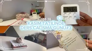 🌊-LGS26 KASIM TATİLİNDE DERS CALISMA GÜNÜ-170 SORU#keşfet#lgs2026#anasayfa#tut#fyp#tut#keşfet#study