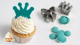 👑&nbsp;&nbsp;Украшение для капкейков из Candy Melts&nbsp;&nbsp;🎀