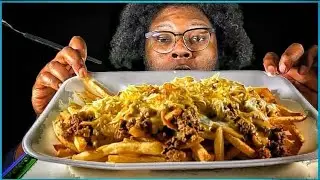Chili Cheese Fries ASMR Mukbang | No Talking