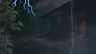 Rain Sounds at the Cozy Forest Cabin | Cozy Rain Sounds for Perfect Sleep
