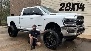 Transforming a 2022 Ram 2500: 6&rdquo; Air Ride Lift & 28x14 KG1 Forged Wheels!
